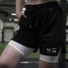 Black 2 in 1 shorts