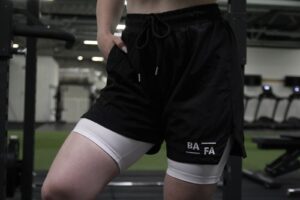 Black 2 in 1 shorts