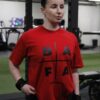 Red Unisex Oversized Bafa Fitness Signature Shirt